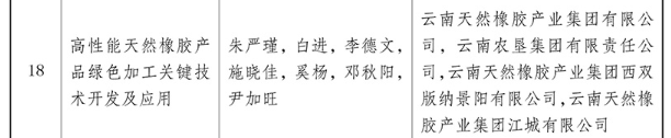 云胶集团荣获2025年度云南省科学技术进步奖(图2) 云胶集团荣获2025年度云南省科学技术进步奖(图2)